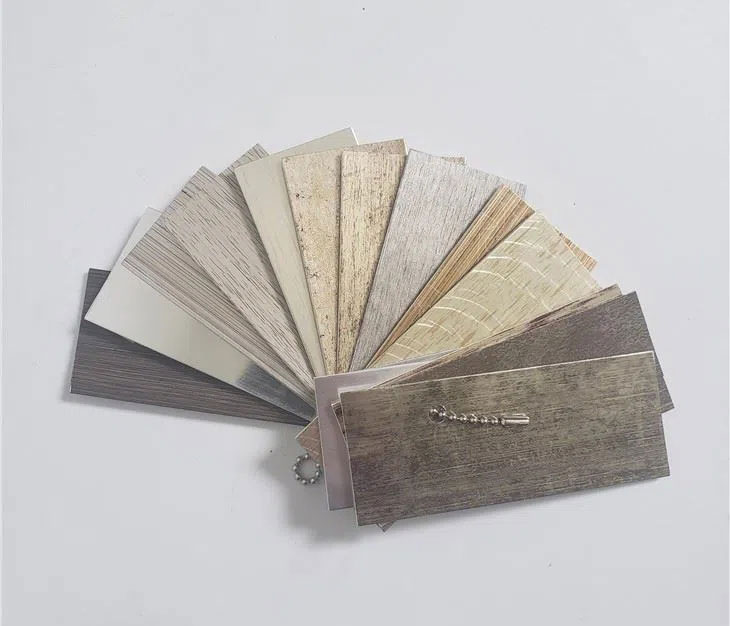 Hot stamping PS shutter wooden foils