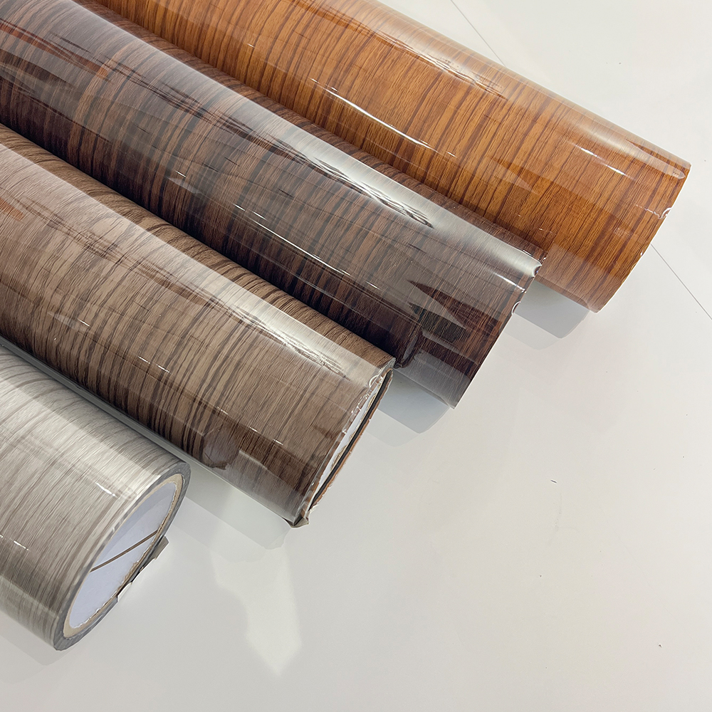 Wood grain hot stamping foil for PS blinds