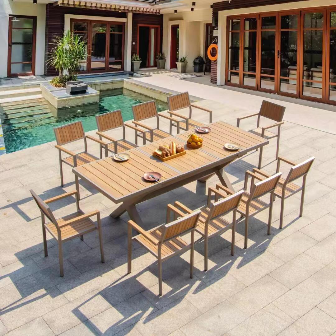 Outdoor leisure table and chair type hot stamping foil